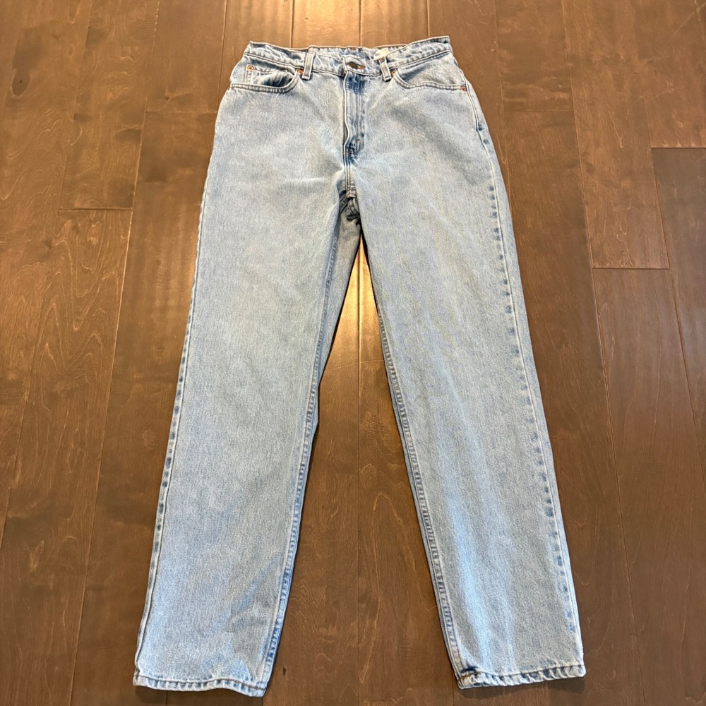 Vintage 1998 Levi's 512 Jeans Women's 12 29x31 USA Made Light Wash Slim Straight - Picture 2 of 16